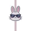 Door Bow Cute Bunny Head Spring Decoration Front Door Ribbon Bow Decoration For Home Party Kitchen Fireplace Dorm Cabinet School