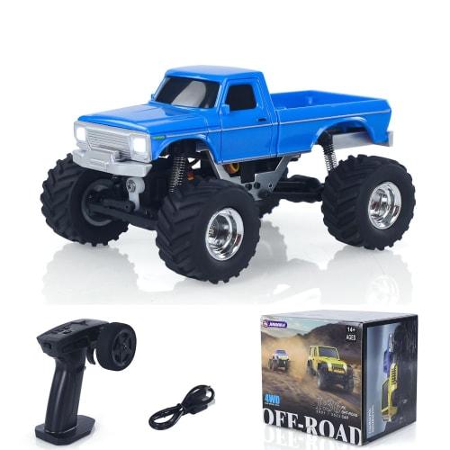 Wheelfun JABAILE 3602 1/36 Scale 4WD 2.4G RC Off-Road Vehicle, Mini Crawler, LiPo Battery, Light, RTR, RC Toy, Model, Gift, Hobby Model