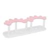 Eyelash Tweezer Holder 8 Hole Pink Thickened Plastic Lash Extension Tweezers Stand for Beauty Salon