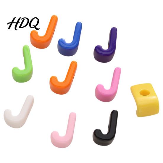 Sada korálků s písmeny 10 ks DIY akrylové bublinkové písmenkové korálky barevné velké pro výrobu šperků řemesla přívěsky na klíče tašky potřeby