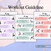 6Pcs Yoga Chair Workout Charts 30 Day Chair Exercises Plan Poster For Travel Morning Working Family Friend Sports