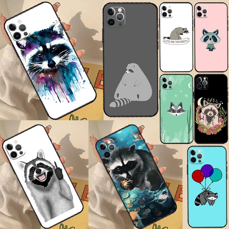 Cartoon Raccoon Kawaii Case For OnePlus 15 13 12 11 13T 13R 12R 10R 10T 8T OnePlus Nord 5 CE 3 4 Lite N20 N30 Cover