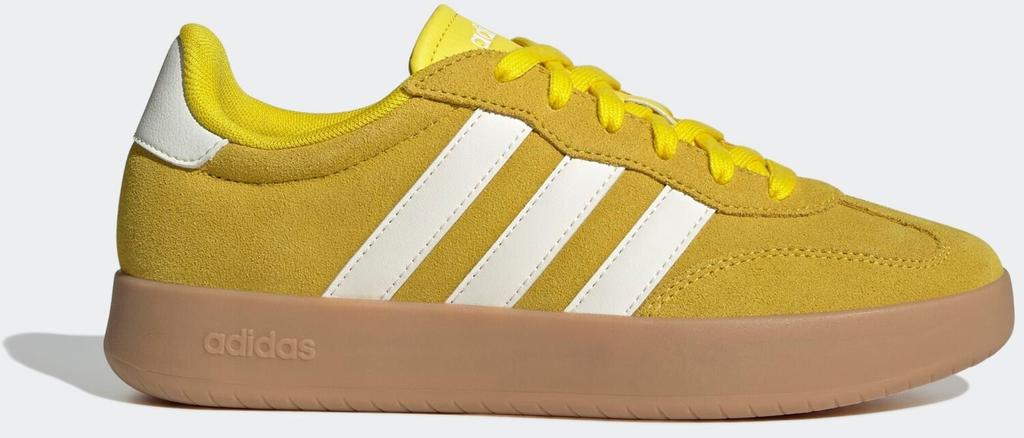 Кроссовки Adidas Barreda Women желтые с белой резинкой