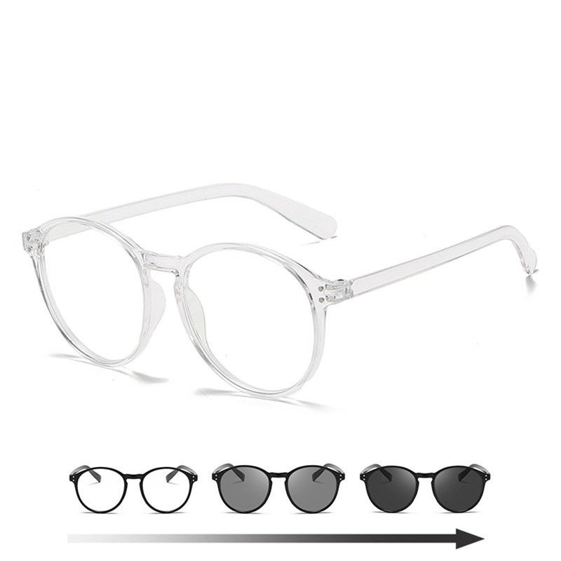 

1PC New Fashion Anti Blue Light Color Changing Glasses Fashion Sunglasses Adult Black