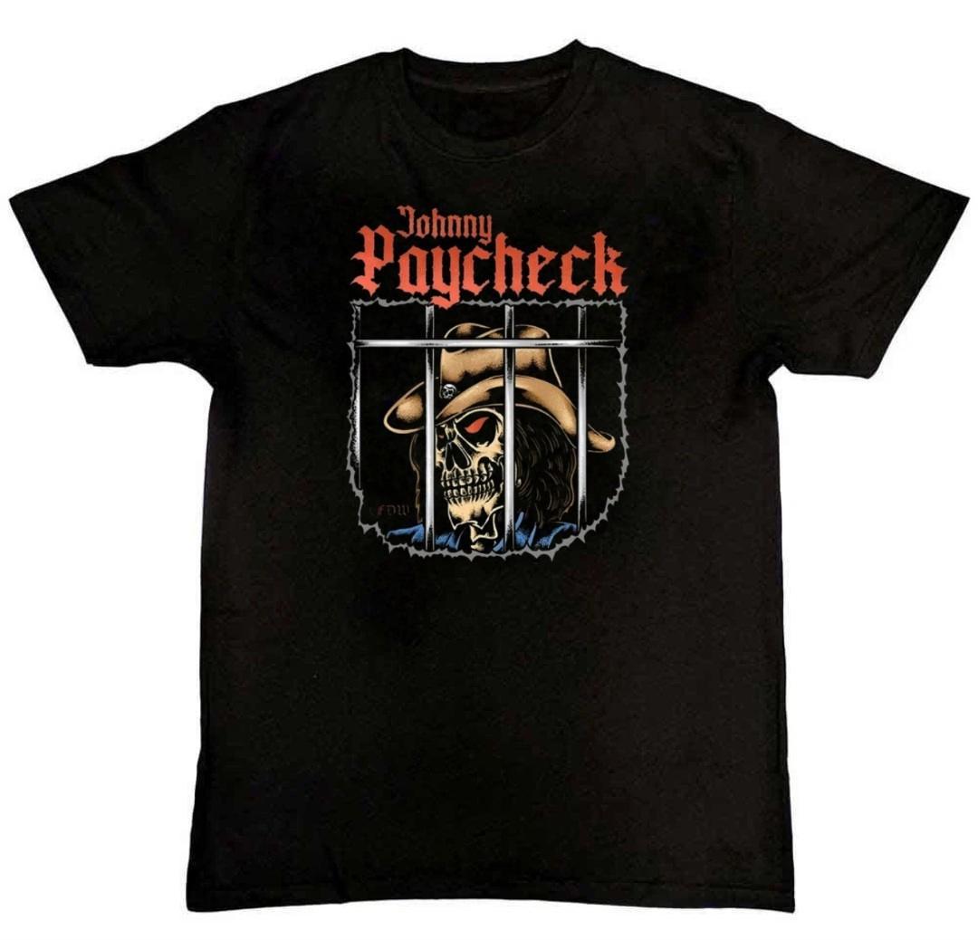 New Johnny Paycheck Graphic Print Mens T-Shirt M