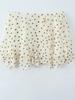 2025 Autumn/Winter European & American Ruffle Polka Dot Maxi Skirt for Women