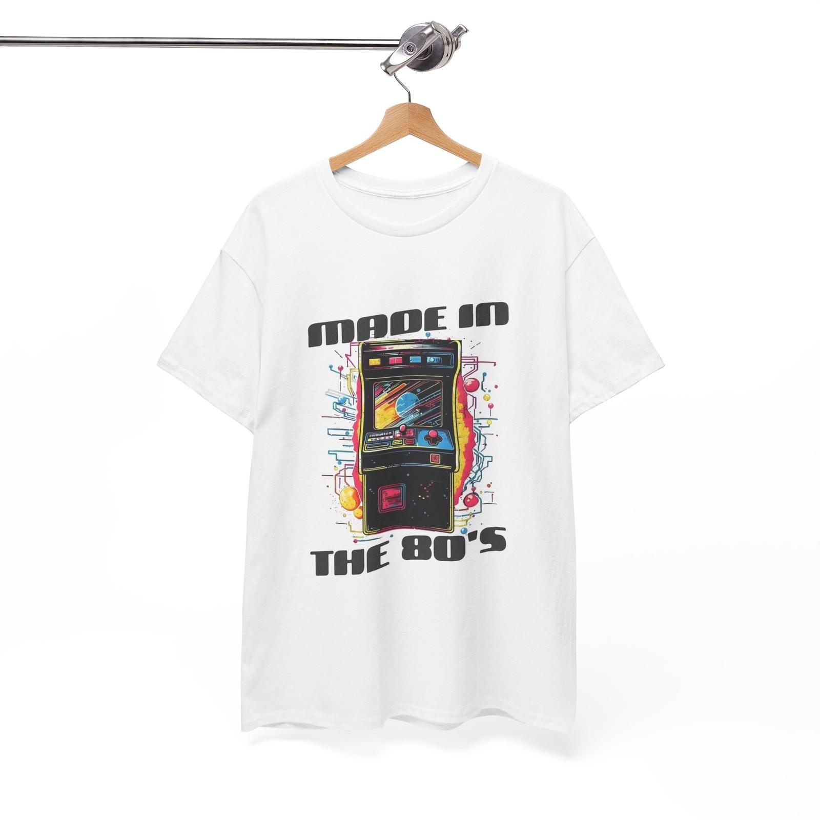 Made In The 80s Tshirt Retro Arcade Graphic Gaming Unisex Heavy Cotton Tee XXXXL
