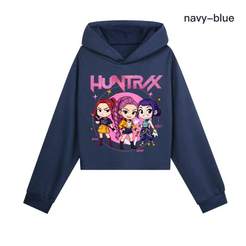 Kpop Demon Hunters Witch Print Cute Soft Winter Fashionable Comfortable Warm Children's Hoodie