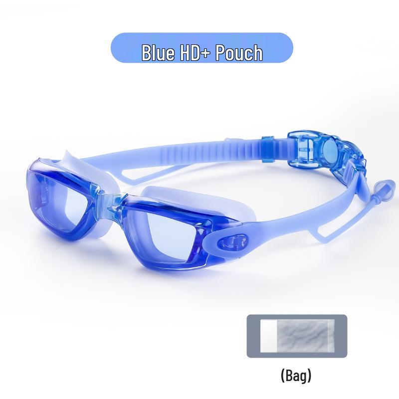 

Водонепроницаемые очки для плавания от запотевания с диоптриями для близорукости с силиконовыми линзами HD