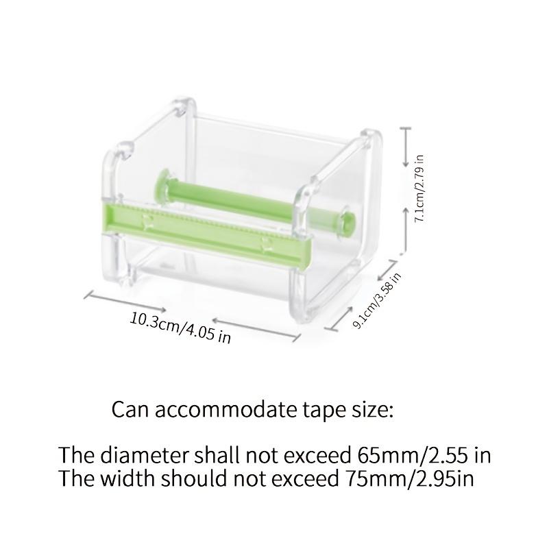 1 Pc Washi Tape Special Creative Cutter Office Stationery Sorting Ledger Transparent Tape Holder Storage Cutter Box