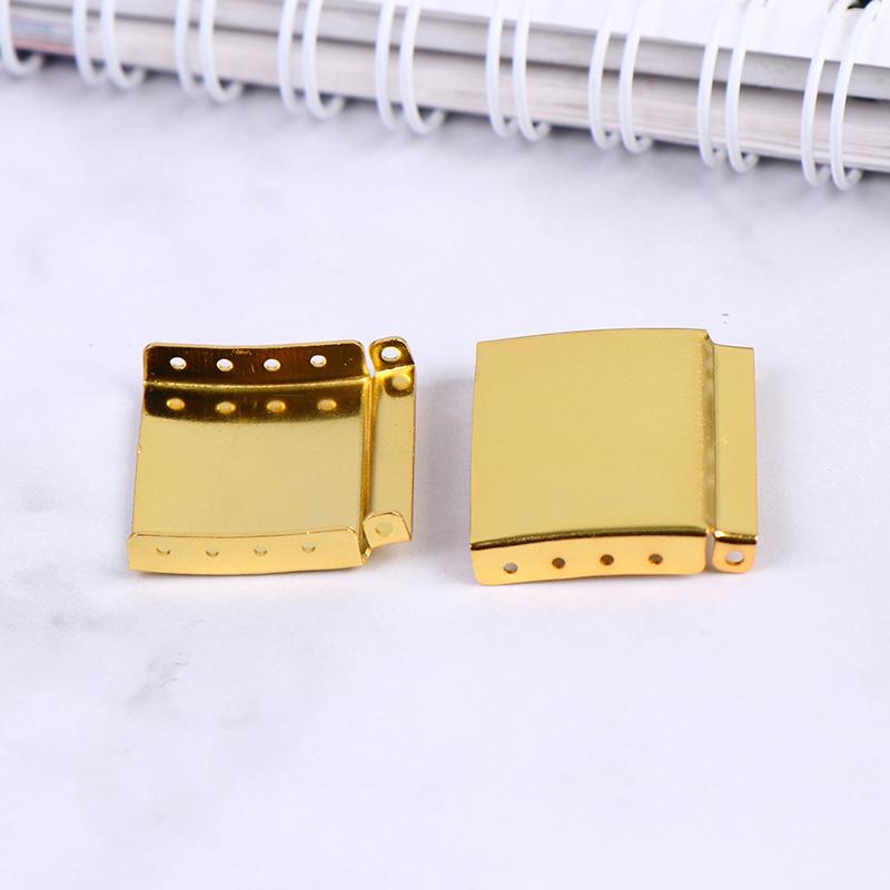 1Pc Steel Watch Strap Bracelet Extender Clasp Extension With Step Gold/ Silver Color 12-24Mm Repair Accessory For Watch Repair