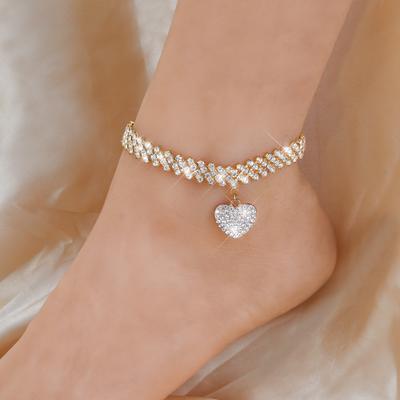 Fashion Beach Diamond Anklet