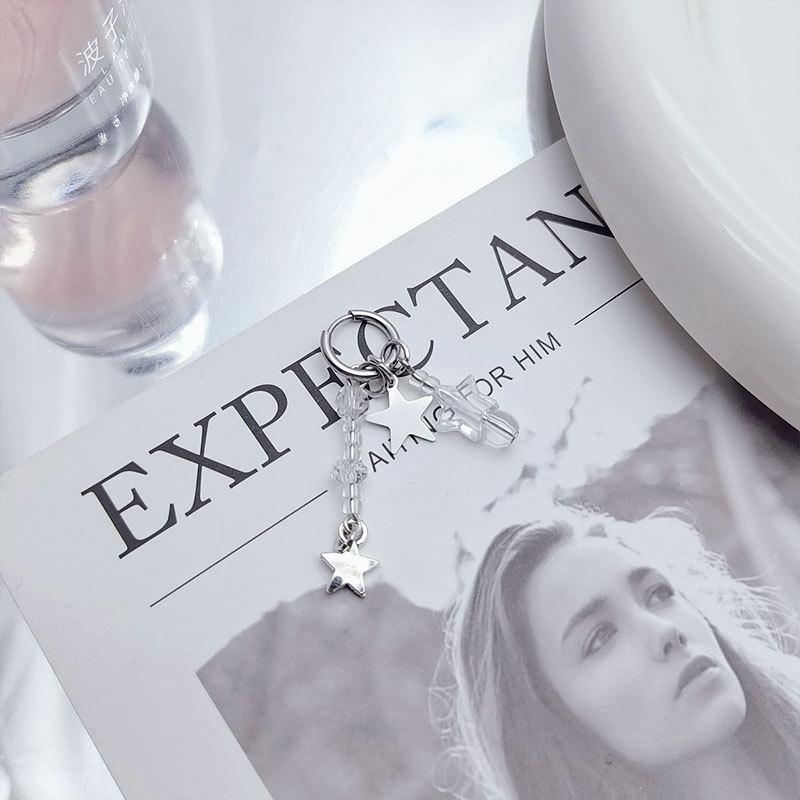 

Новые серьги Y2K с нерегулярной пентаграммой, женские, милые, крутые, модные, регулируемые серьги-кисточки, ювелирные изделия для вечеринок, подарки