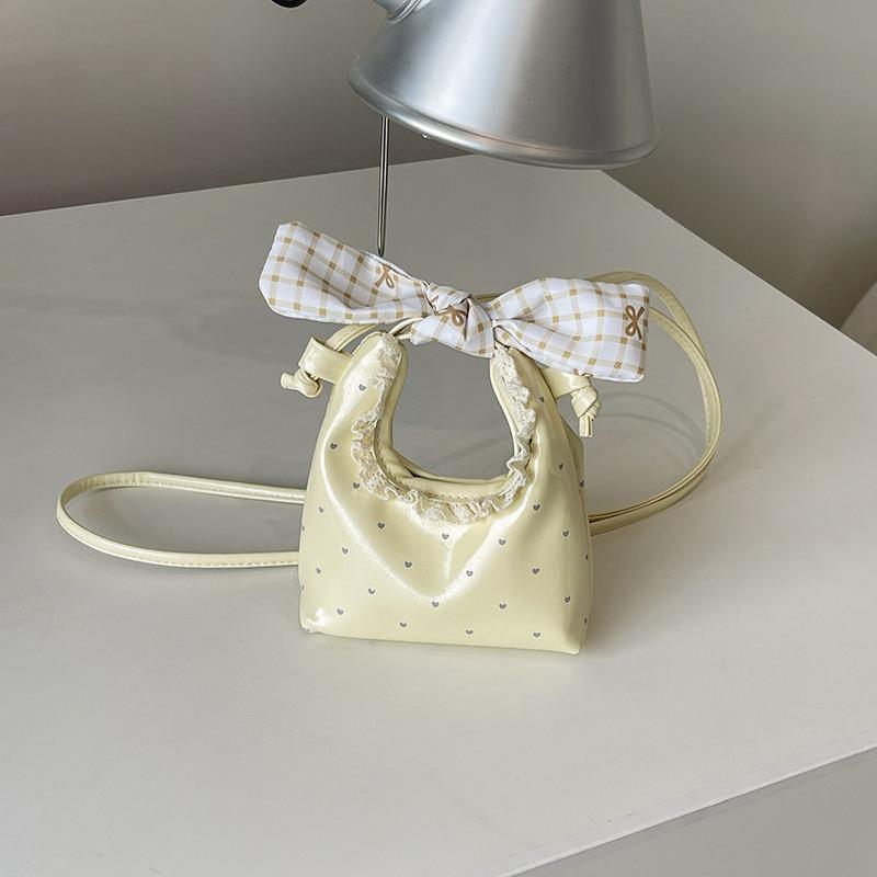Korean Style Cute Mini Trendy Dumpling Shaped Hand Shoulder Crossbody Bag For Women