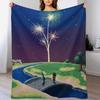 New Year Throw Blanket Soft Breathable Blanket for Night Sleeping