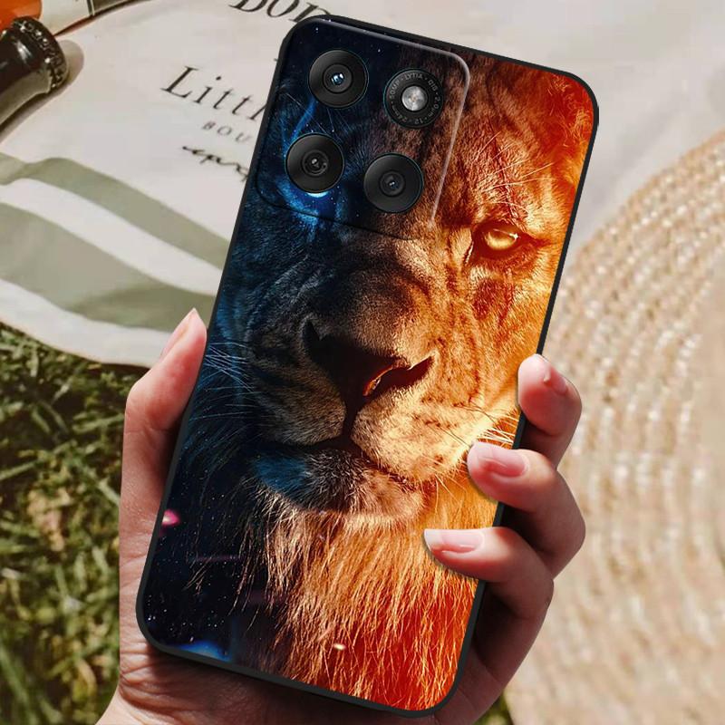 Etui do Motorola Edge 70 5G Modne Czarne Silikonowe Miękkie TPU Etui na Telefon do Motorola Moto X70 Air 5G 2025 Pokrowiec Tylny Etui Funda