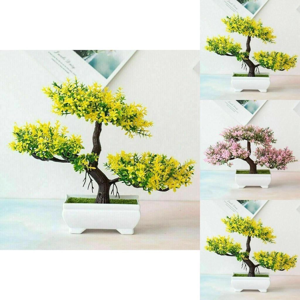 High-quality Realistic Artificial Bonsai Pine Tree Pot Plant For Elegant Home Decor