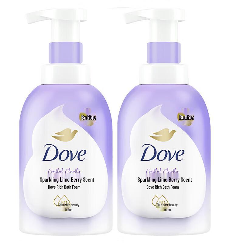 Dove Лайм и Ягоды Мягкая Увлажняющая Пена для Ванны с Аминокислотами