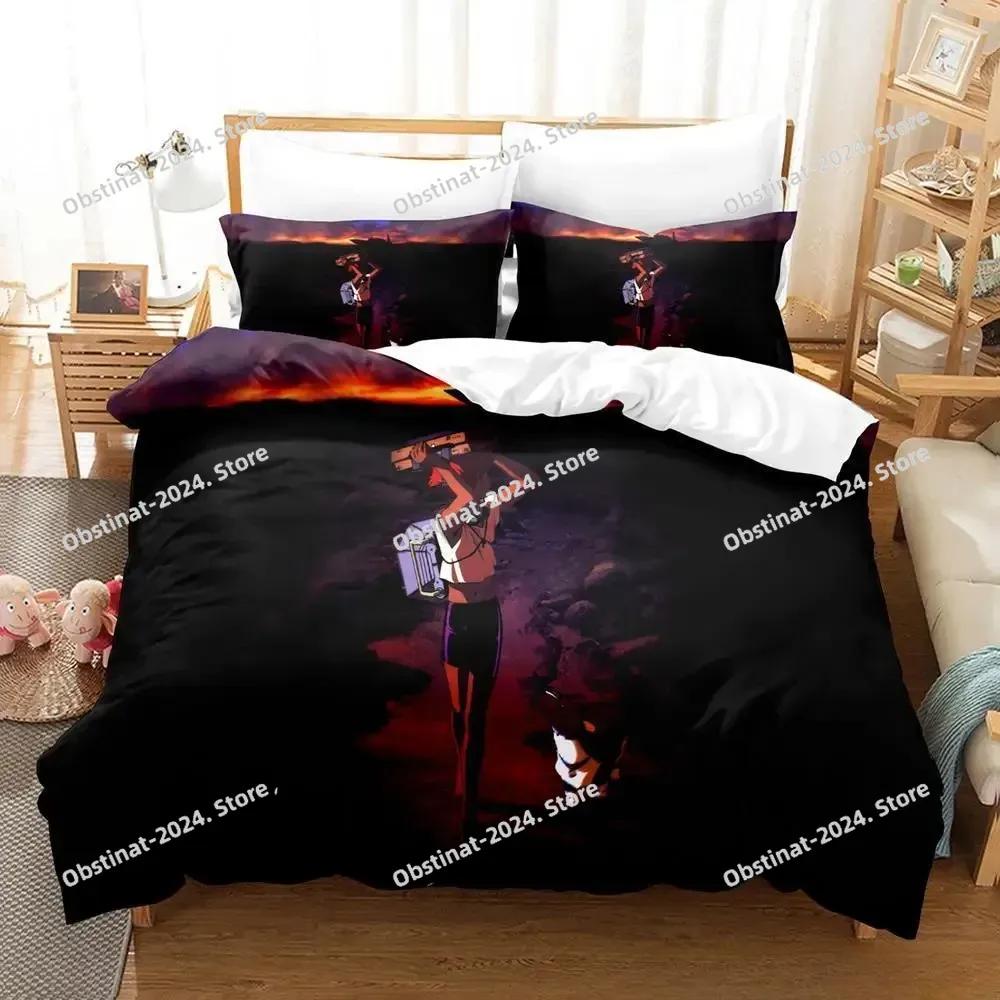 New Cowboy Bebop Beding Set Single Twin Ful Quen King-Sized Dimensionsd Dimensions Bed Linen Set Adult People Kid Bedrom Duvet cover Sets 3D Game Bed