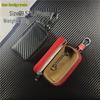 RFID Car Shielding Faraday Key Box with Carbon Fiber Zipper - Anti-Magnetic Key Bag