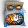 Sun and Moon Themed Decor Set  kid's and adults' bedroom decor, Exquisite three-piece bedding set gift