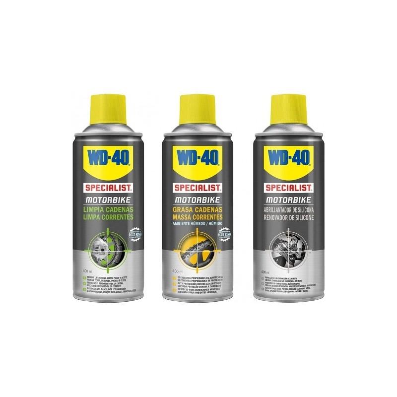 Buy Wd40 Motorcycle Lot Chain Cleaner 400 Ml + Chain Grease 400 Ml