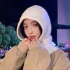 Fashion Cape, Thermal Cap, Children'S Scarf, Integrated Hat, Winter Barak Method Cold-Proof Ear Protection Hat, Knitted Wool Hat