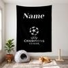 UEFA Champions (1) Customizable name decorative wall tapestry ideal choice for wall decor in bedrooms living rooms dorms and home