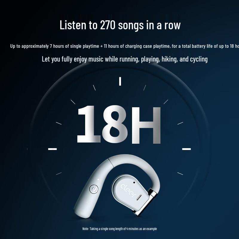 Cleer ARC 1 Clip-On Open-Ear Wireless Headphones