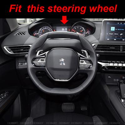 Pro Peugeot 3008 4008 5008 Potah na volant auta 9 barev PU kůže Protiskluzové Autopříslušenství interiér Coche Rychlé dodání