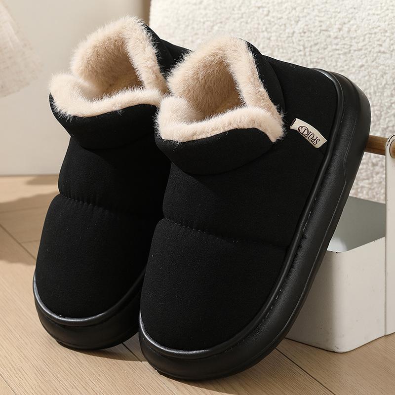 

Женские зимние замшевые ботинки на высоком голенище класса люкс, новая коллекция, хлопковые ботинки на утолщенной подошве, удобные, теплые, ограничивающие обувь 44-45 (one size smaller)