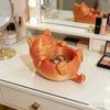 Decorative Lucky Cat Storage Box Cute Jewelry Storage Box  Home Decoration
