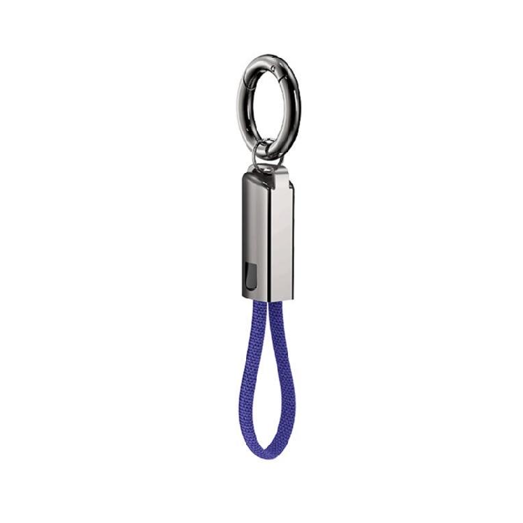 Phone Lanyard Data Cable Quick Charging PD65W USB C To Type C Short Cable 16CM with Keychain Hook Efficient Power Supply