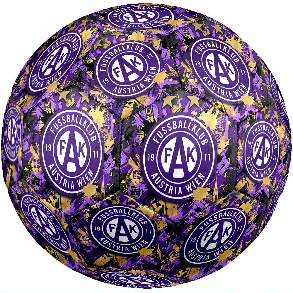 Austria Wien FC Size 5 Standard Football Durable Training Match Soccer Ball for Adult Outdoor Sports