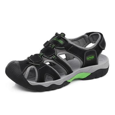Zomer Heren Strand Sandalen Grote Maat 39-48 Echt Leren Heren Sandalen Outdoor Sandalen Voor Heren Wandelschoenen
