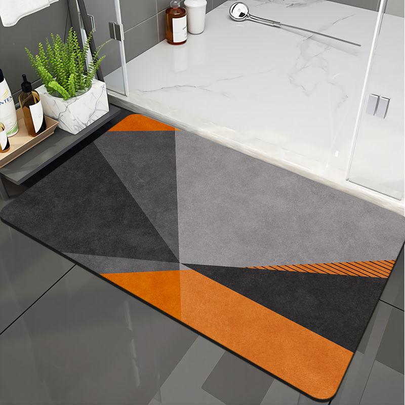 Diatom Mud Bathroom, Bathroom Entrance, Kitchen Floor Mat, Anti Slip, Absorbent, Wear-resistant, Quick Drying Mat