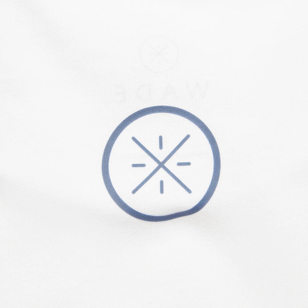 Li-Ning Wade Serie Buchstaben Rundhals Bequem Atmungsaktiv Locker Kurzarm T-Shirt Herren Oberteile Standard-Weiß AHSU165-2