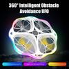 Mini Drone Rc UFO Toy with Led Light Gesture Control 2.4G Radio Controlled Plane Helicopter Dual Mode Airplanes Toys for Boys