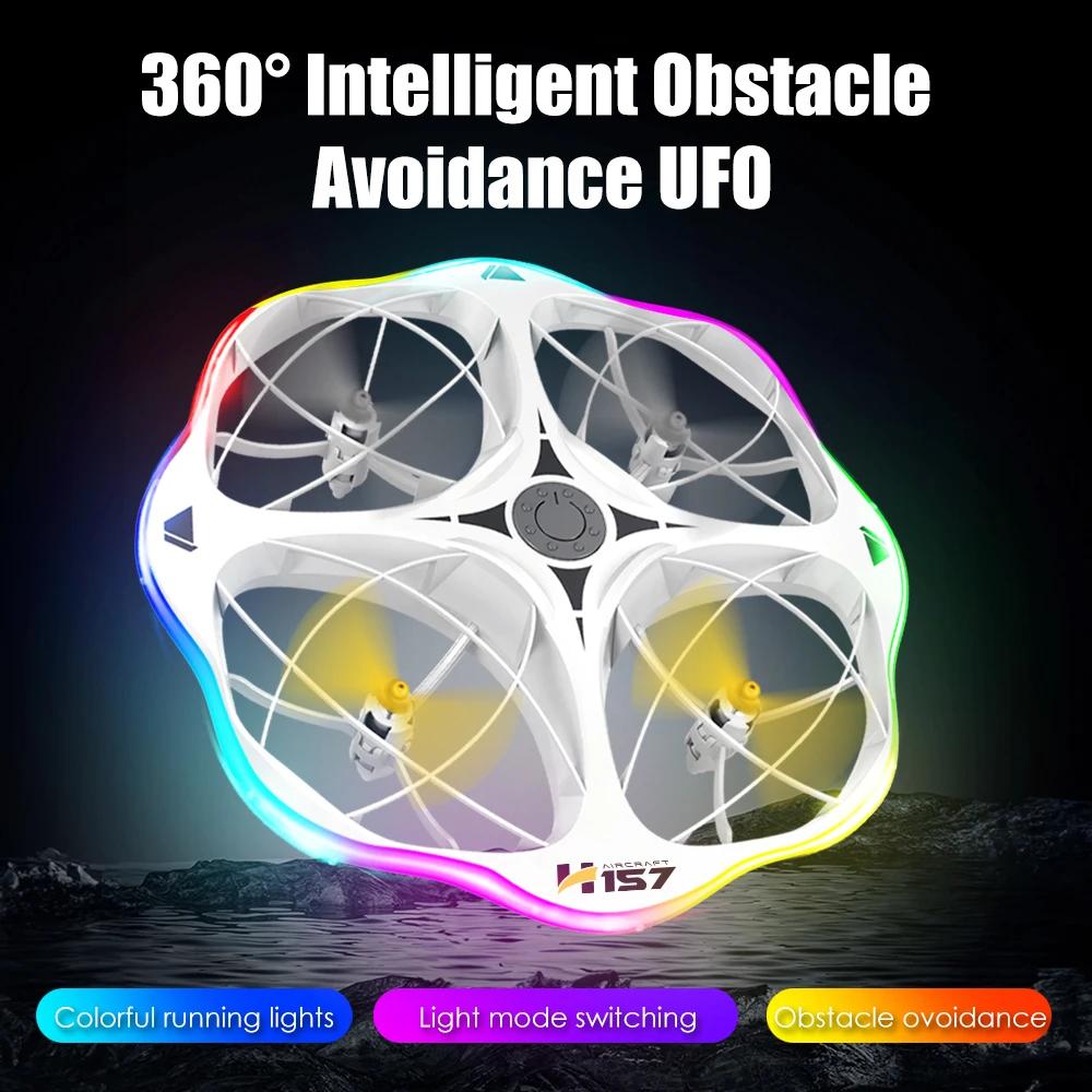 Mini Drone Rc UFO Toy with Led Light Gesture Control 2.4G Radio Controlled Plane Helicopter Dual Mode Airplanes Toys for Boys