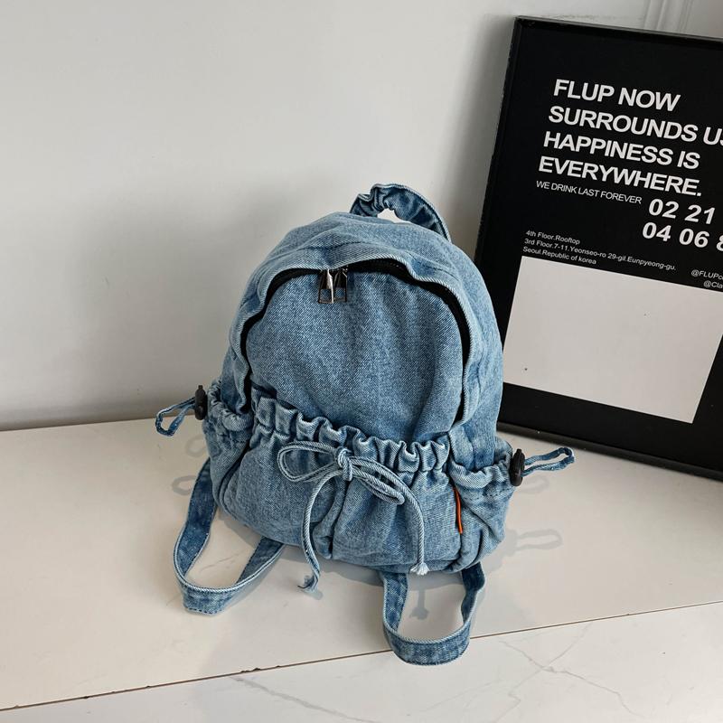 Women Denim Backpack