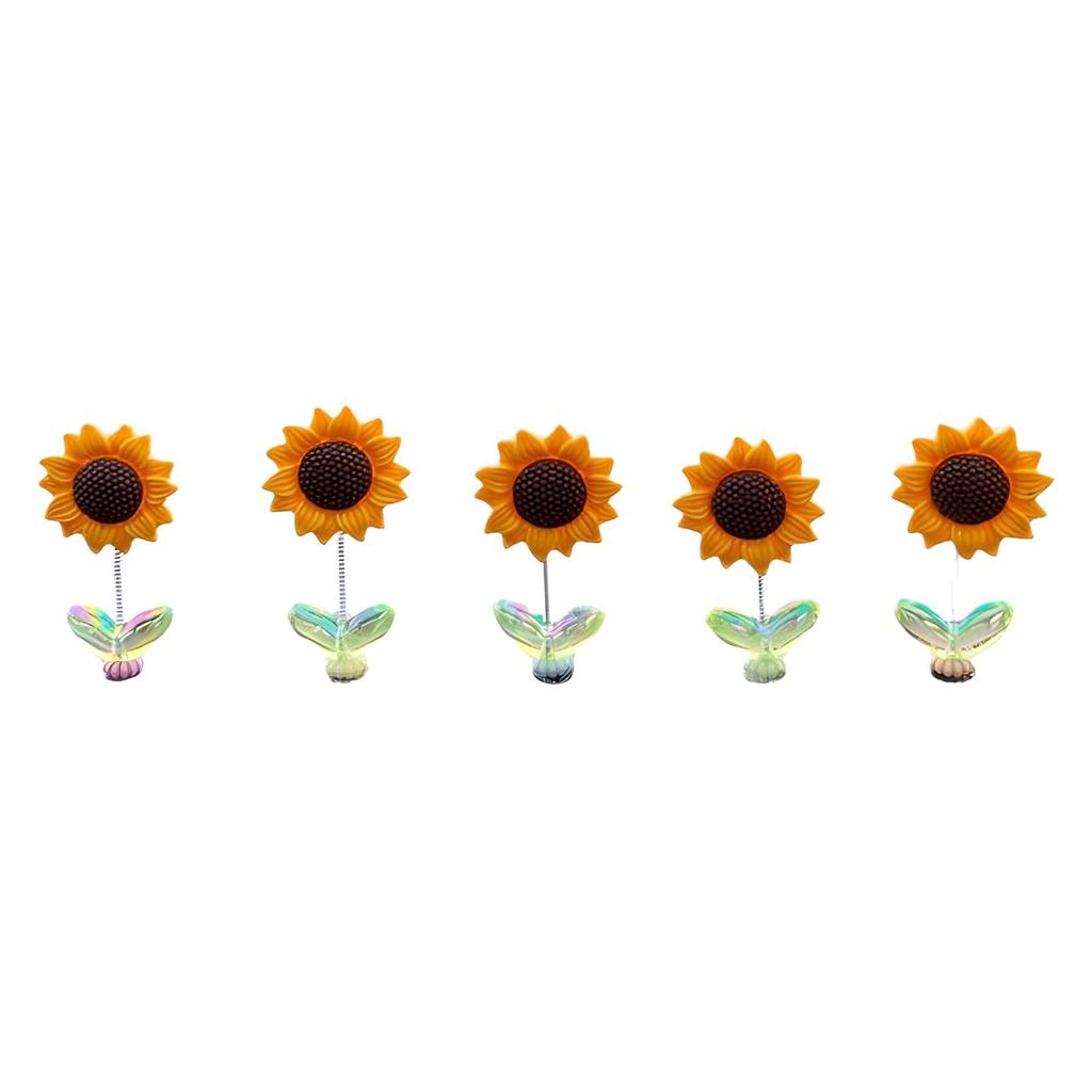 Douyin Style Cute Sunflower Bobblehead Car Ornament