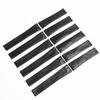 HY Hao Ya Men's Genuine Leather & Nylon Canvas Watch Strap with Velcro Closure, Available In 20mm and 22mm Sizes.