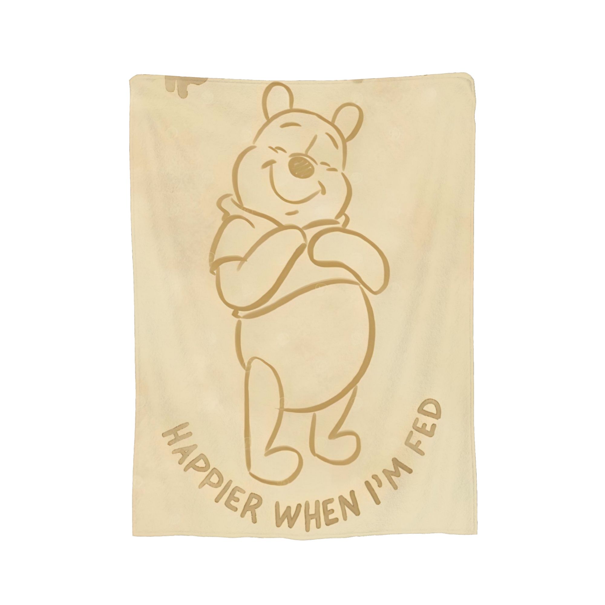 Winnie The Pooh  Teddy Bear Fuzzy Blankets Cute Cartoon Funny Throw Blanket for Home 150*125cm Quilt 75cmx90cm