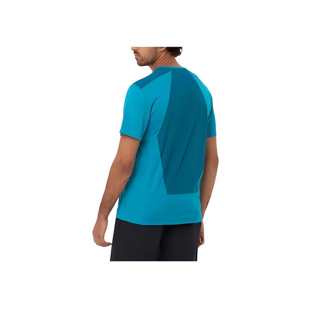 Salomon Outline Outdoor Sports Breathable Comfortable Short Sleeve T-Shirt Men Tops Deep-Dive Tahiti-Tide LC2234300