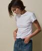 SHINE ON YOU Cotton Basic T-Shirt_ White