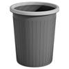Large Capacity Plastic Trash Can Kitchen Living Room Bathroom Office Indoor Use 16L Round Bin