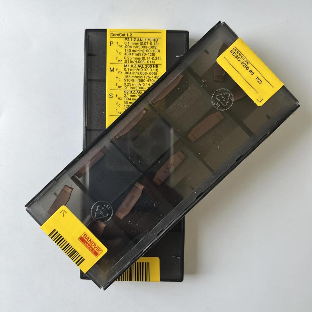 Original Sandvik / N123E2-0200-RO 1125 /CNC lathe carbide blade tool 10 Pcs