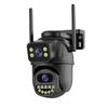 ICSEE Dual-Screen Wireless Home Surveillance Camera: 8MP, 9MP, 5x Zoom, HD, WiFi, Dual-Lens