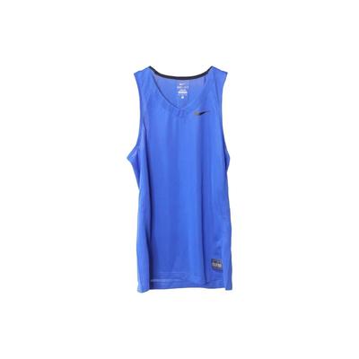 Elite Einfarbig Rundhals Ärmellos Basketballtrikot Herren Tops Blau 904452-480