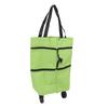 Shopping Cart Foldable Bag Large Capacity   Design Oxford Cloth with Wheel for Camping